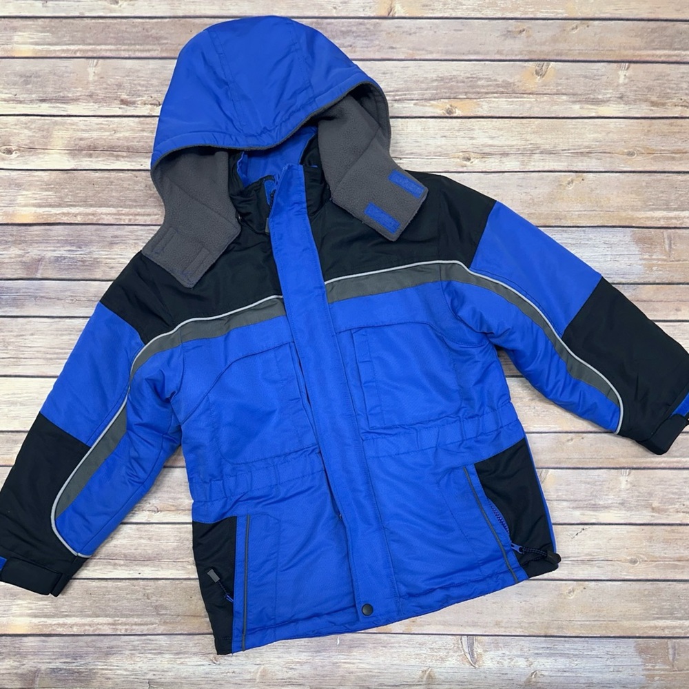 Big Chill Boys Versatile Versatile 2-Layer Heavyweight Winter Ski Jacket blue L